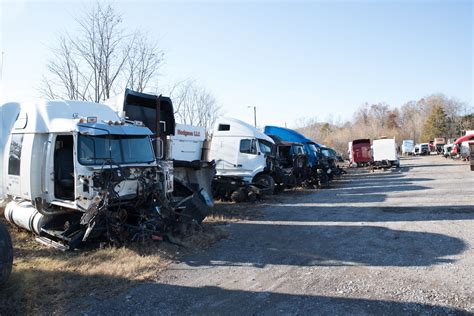 Semi junkyard - In order to sell your car to a junkyard in Dallas, TX, you typically need to meet these legal requirements: Proof of Ownership: You must provide proof of ownership, which is usually your vehicle title. If you don't have the title, contact the Texas Department of Motor Vehicles (DMV) to obtain a duplicate.; Valid Identification: You'll need to show a valid government-issued photo …